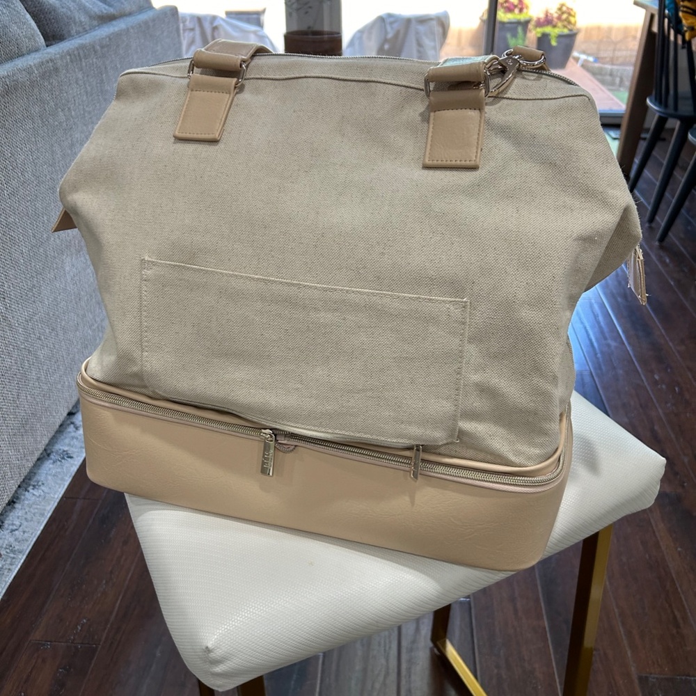 BEIS Mini Weekender - Beige